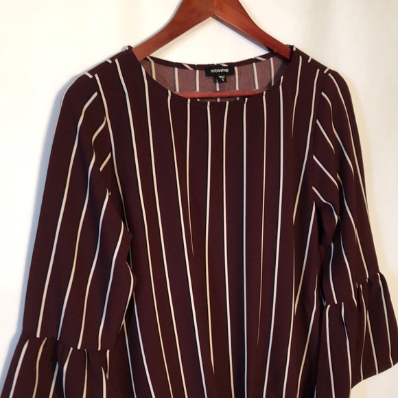 Mittoshop bell sleeve tie waist top szS - Picture 9 of 12